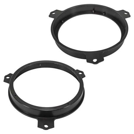 tomzz Audio 2808-000 Anneaux de Haut-parleurs Adaptateurs Supports compatibles avec Citroen C1 Peugeot 108 Toyota Aygo Yaris RAV