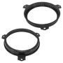 tomzz Audio 2808-000 Anneaux de Haut-parleurs Adaptateurs Supports compatibles avec Citroen C1 Peugeot 108 Toyota Aygo Yaris RAV