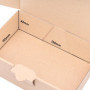 verpacking 25 cartons d'expédition extra-plats 16 x 11 x 5 cm, Marron, MB-1 Petite Boîte Carton d'expédition