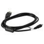 vhbw Câble de données USB (Standard USB Type A) 150cm compatible avec Panasonic Lumix DMC-FS28, DMC-FS30, DMC-FS33, DMC-FS35 app