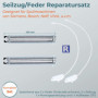 Kenekos - 2X Ressort de Porte avec câble Kit de réparation Compatible avec Lave-Vaisselle Bosch Siemens Viva, Neff, Constructa, 