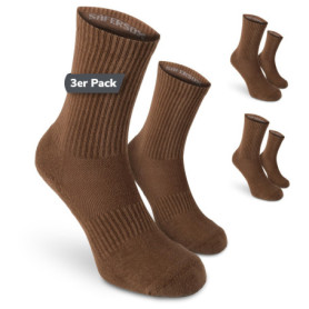 Chaussettes anti-moustiques Safersox, 3 Paires, Moka, 39-42