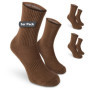 Chaussettes anti-moustiques Safersox, 3 Paires, Moka, 39-42