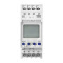 ADAKAT Minuterie Numérique LCD Astronomique TH-35, 2 Canaux, 100 Programmes, Blanc, 24 V 230 V