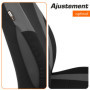 upgrade4cars Housses de Siège de Voiture Avant Universelle Noir Gris | Housse de Sieges Auto Universel pour Conducteur et Passag
