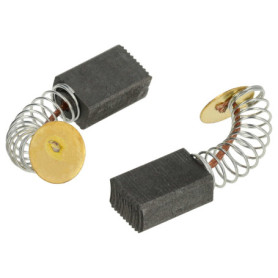 vhbw 2x balais charbon 7x11x16 mm compatible avec Diverse moteurs électriques, meuleuse d'angle, moteurs d'outil outil électriqu