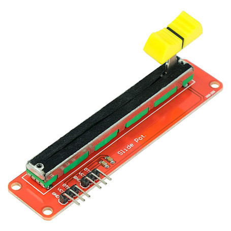 Potentiomètre Coulissant avec Bouton de Défilement, Résistance 10 kΩ, Potentiomètre Slide 10 K avec Sortie Analogique, par Exemp