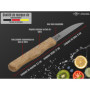 Set de 2 couteaux à fruits de Solingen Fabriqué en Allemagne Acier inoxydable avec manche en bois de hêtre pour couper et épluch