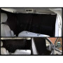 BREMER SITZBEZÜGE Pare-Soleil pour Cabine de Camping - Rideau Compatible avec VW T5 T6 T6.1 - Noir