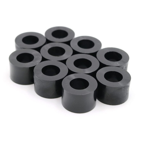 Design61 Lot de 10 entretoises rondes en polyéthylène haute définition L 7 mm x Ø 15/8,2 mm M8