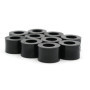 Design61 Lot de 10 entretoises rondes en polyéthylène haute définition L 7 mm x Ø 15/8,2 mm M8
