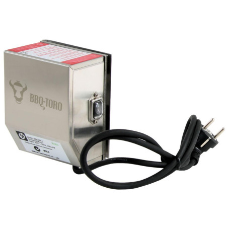 BBQ-TORO Moteur en acier inoxydable pour barbecue, tournebroche, rôtisserie etc. - 2 tr/mim – 50 Hz – 4 W - Support de moteur in
