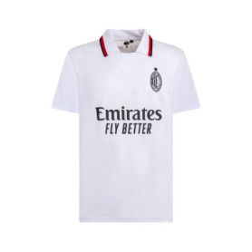 A.C. Milan Maillot Stadium Replica Saison 2024/2025, B0D6YWQQ4G T-Shirt de Football, Blanc, XL Adult-Unisex