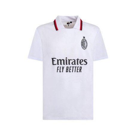 A.C. Milan Maillot Stadium Replica Saison 2024/2025, B0D6YWQQ4G T-Shirt de Football, Blanc, XL Adult-Unisex