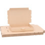 OfficeKing 25 Carton d'expédition pliable 35 x 25 x 5 cm, Marron, MB-5 cartons d'expédition extra-plats DIN A4 /B4 (34 x 24,5 x 