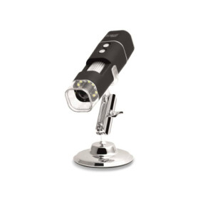 Technaxx Allemagne WiFi Microscope Numérique sans Fil De Poche Portable USB 8 LED 1080P FullHD 50x à 1000x Grossissement Endosco