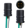 Lot de 2 W5W T10 194 W3W Support de Douille Ampoule caoutchouc Connecteur T10 W5W WY5W Adaptateur Prise Phare Lampe feux clignot