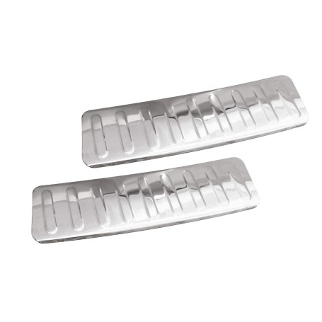 Pour Dacia Sandero II Protection Seuil Coffre Pare-Choc Inox Chrome 2015-