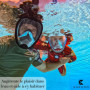 Khroom Masque de Plongée et de Snorkeling pour Enfants dès 3 Ans | Certifié sans Risque de CO2 par TÜV | Masque Intégral avec Tu