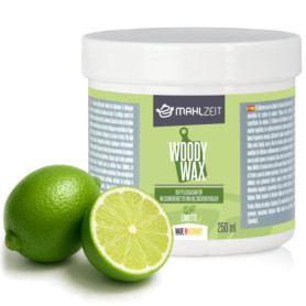 Mahlzeit WOODY WAX Soin du bois en cire d'abeille pour planches à découper | 250 ml | Cire pour planches à découper, plans de tr