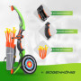Bogenkönig Kit de tir à l'arc | Flèche et arc pour enfants avec flashs LED, 10 flèches à ventouse, 1 cible cible, 1 support de f