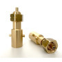 Euronozzle/Baïonnette - Adaptateur 2 en 1 - Pour remplissage de bouteilles de gaz - Pour camping-car - Adaptateur LPG