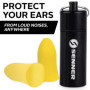 Senner ® SchaumPro | Protection auditive pour un sommeil paisible ou une protection au travail – Bouchons d'oreille avec haute i