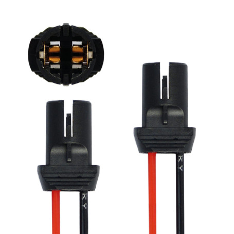 L & P Car Design Lot de 2 W5W T10 194 W3W Support de Douille Ampoule caoutchouc Connecteur T10 W5W WY5W Adaptateur Lampe feux cl