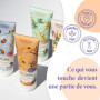 Jean & Len Lotion pour le corps raffermissante avec Q10 et huile de noyau d'abricot fruitée 250 ml