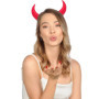 Hatstar Serre-tête cornes de diable rouge | Oreilles de diable de vampire pour costume de fête | Bijou de tête pour homme et fem