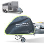 Housse de protection pour timon de caravane - Réfléchissante - 90 x 60 cm - En bâche de camion - Étanche - Universelle