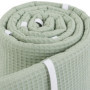 babybay Tour de lit en maille gaufrée compatible avec modèle original, vert jade