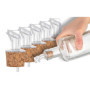 Lot de 5 becs verseurs en plastique avec liège | Large | Convient pour l'huile, le vinaigre, les spiritueux ou les liqueurs
