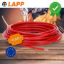 Lapp 4520046 H07V-K - Câble de Câblage Flexible en PVC - Toron 16 mm² Rouge