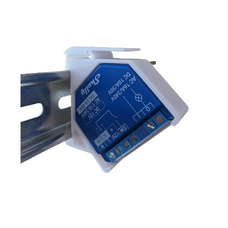 Lot de 2 adaptateurs pour rail DIN Shelly Plus/support de rail DIN (35 mm)