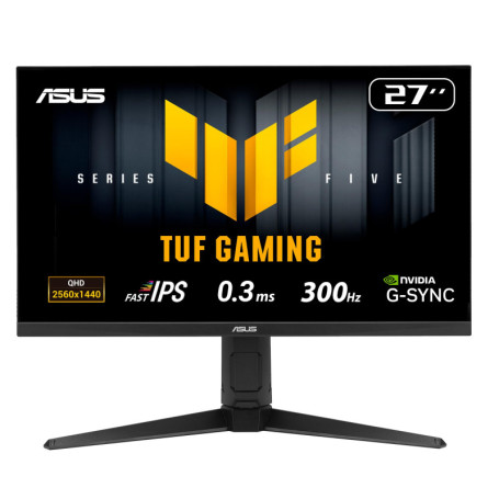 ASUS TUF Gaming Series 5 - VG27AQML5A Gaming Moniteur – 27-inch QHD Fast-IPS, 300Hz, 0.3ms, G-Sync®, AMD FreeSync™ Premium, Disp