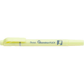 Pentel - Marcador fluorescente de doble punta en color amarillo pastel, excelente para resaltar.