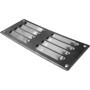 Vent Systems 260 x 105 mm en aluminium, 2 pièces, grilles d'aération avec grille d'insectes. Applications CVC - Chauffage, refro