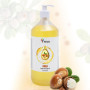 Huile de massage Verana Karité, pour le corps, le visage et les cheveux, naturelle, neutre, glisse et absorption idéales, relaxa