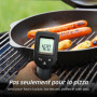 Forneza Thermomètre infrarouge I Thermomètre numérique jusqu'à 550 °C I Facile à utiliser Thermomètre infrarouge laser sans cont