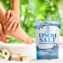 Sel de Bain Epsom Set 3х1000 g - Sel de Bain Epsom - Sel Epsom avec Huile Essentielle de Eucalyptus & de Lavande - Sels d'Epsom 