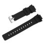 ENET 16mm Bracelet de Montre en Caoutchouc Étanche Bracelet de Montre de Montre Remplacement Compatible avec Casio GLX GA-200 GA