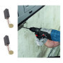 OTOTEC 2 paires de balais de carbone 2604321913 15 x 8 x 5 mm avec coupure automatique compatible avec Bosch CSB-470LE CSB 650-2