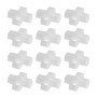 OTOTEC 100x Entretoises de Tuile en Forme de Croix 10mm Joints Structure Creuse en Plastique pour Bricolage Carrelage Mural Dall