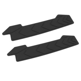 OTOTEC Lot de 2 protections de cadre de vélo en silicone pour tous les types de vélo, BMX, vélos de route, VTT, noir