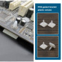 50pcs Colonne en Plastique Entretoises Adhésives Entretoises Collantes de Carte PCB Hauteur de Support 4.8mm pour Cartes de Circ