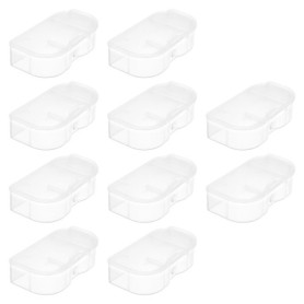 OTOTEC Lot de 10 coques de protection de batterie en polypropylène compatibles avec appareils photo Nikon EN-EL15 EL15A EL15B D5