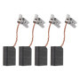 OTOTEC 4PCS Balais de Charbon pour Meuleuse Angle de Rechange pour Outil électrique 0,54" X 0,31" X 0,24" Compatible avec Milwau