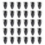 30x Clip de Garniture Seuil Jupe Latérale Extérieure Voiture Attaches de Fixation en Plastique Compatibles avec Mini R50 R53 R56