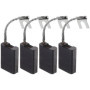 EMSea Lot de 2 paires de balais de charbon pour meuleuse d'angle 22 x 16 x 6,3 mm 1607014103 compatibles avec Bosch Winkelschlei